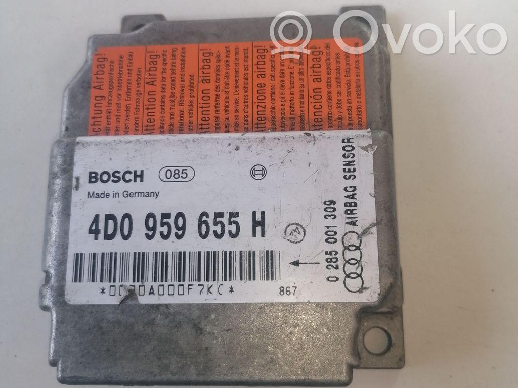Audi A8 S8 D2 4D Airbag control unit/module 