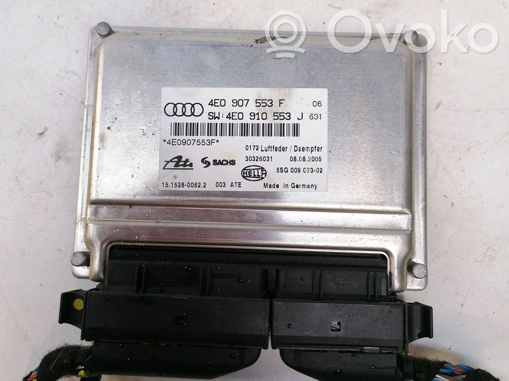 Audi A8 S8 D3 4E Air suspension control unit module (rear) 