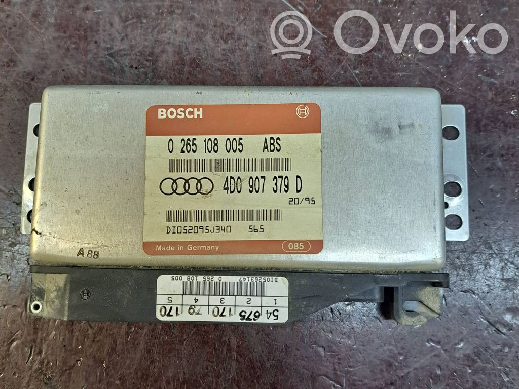 ABS control unit/module   4D0907379D,0265108005,DT052095J340