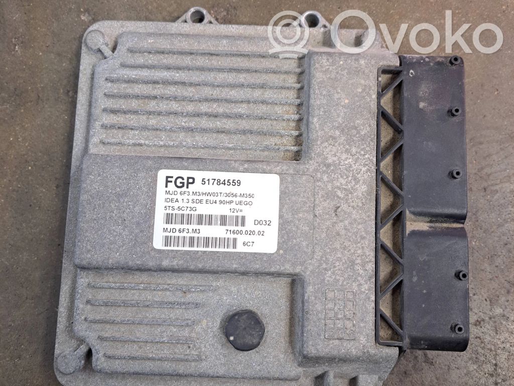 Fiat Idea Engine control unit/module 