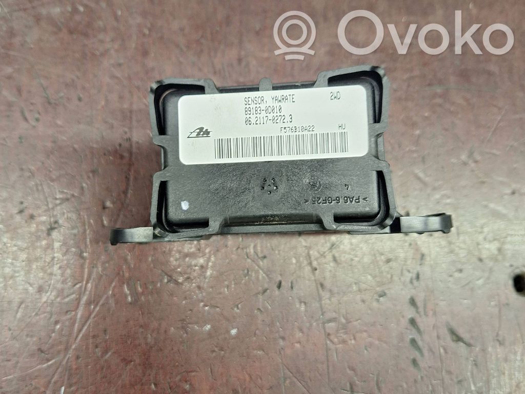 Toyota Yaris ESP acceleration yaw rate sensor 
