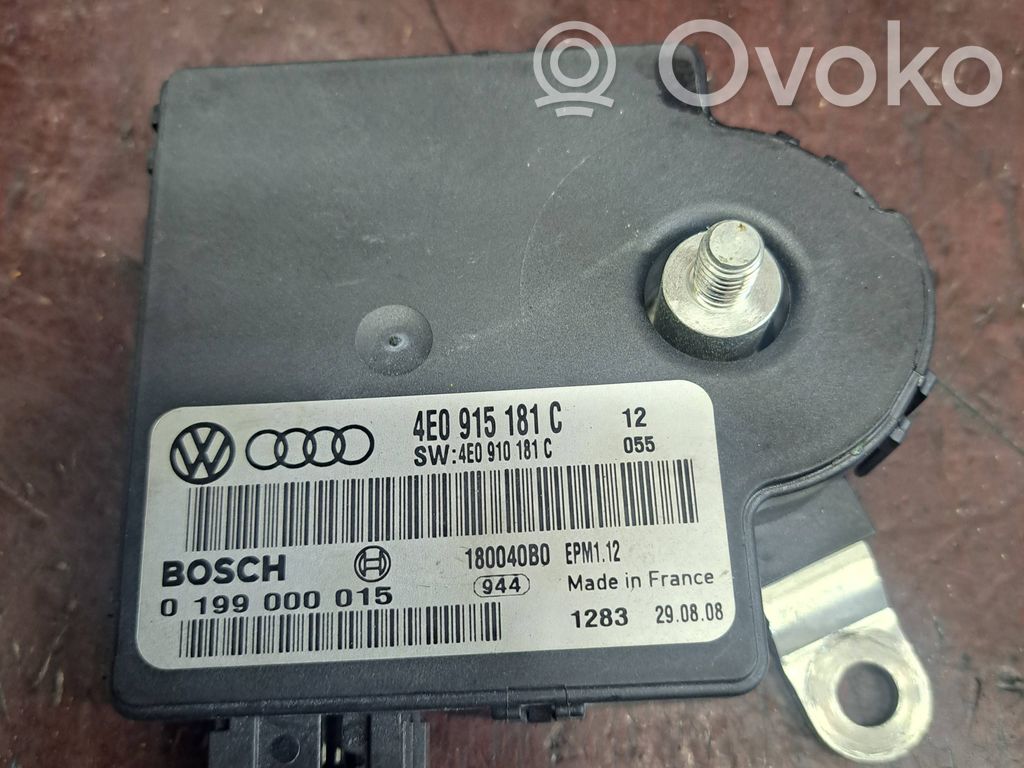 Audi A8 S8 D3 4E Modul control baterie 