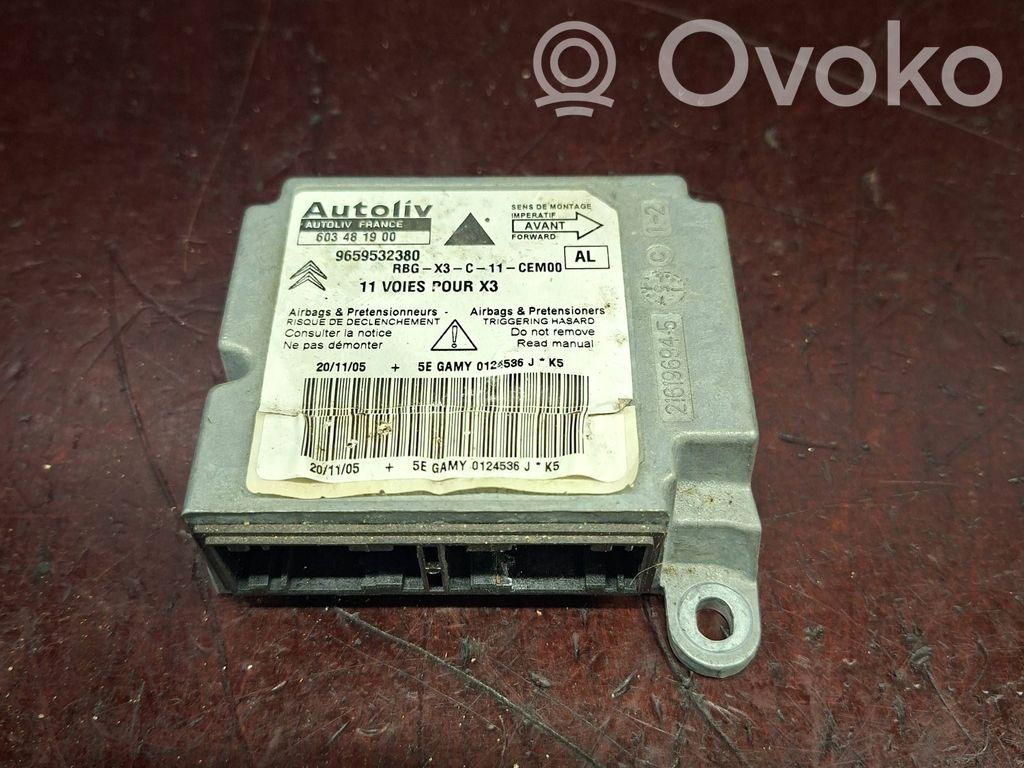 Airbag control unit/module   603481900,9659532380