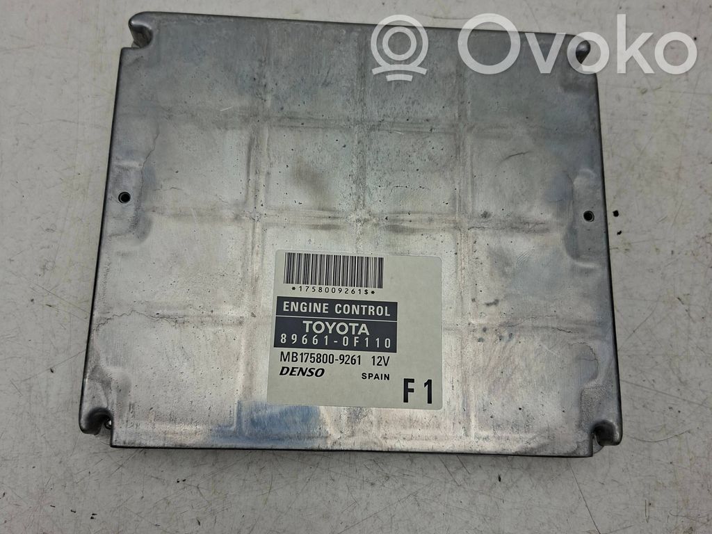 Toyota Corolla Verso AR10 Engine control unit/module 