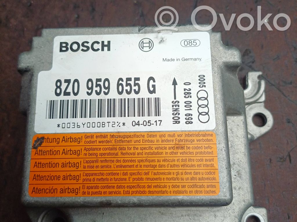 Airbag control unit/module   8Z0959655G