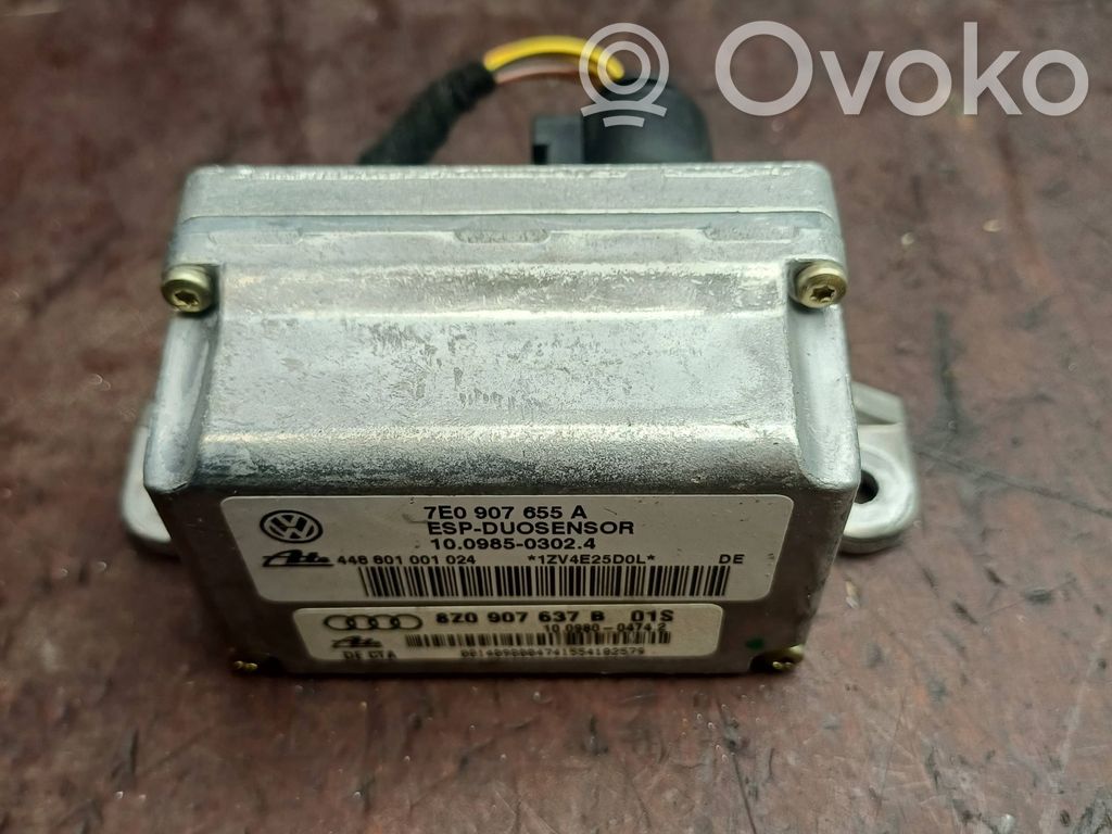 ESP acceleration yaw rate sensor   7E0907655A,10098503024,8Z0907637B
