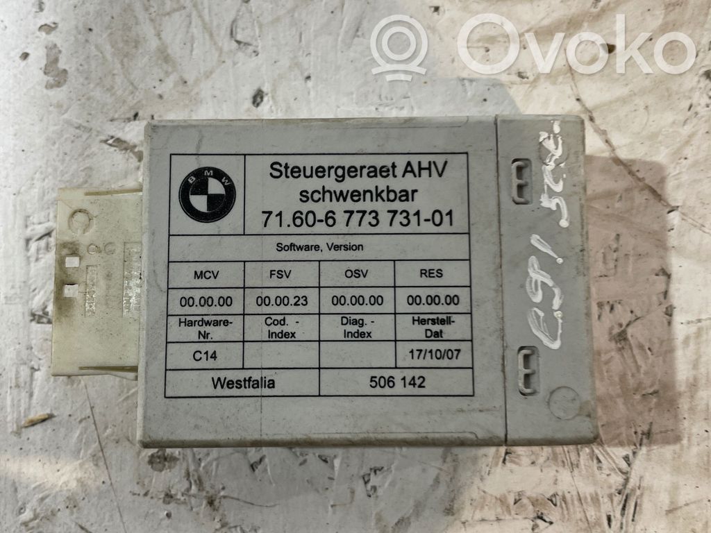 BMW 3 E90 E91 Tow bar trailer control unit/module 