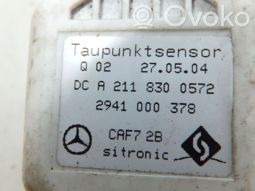 Mercedes-Benz E W211 Sensor de temperatura interna 