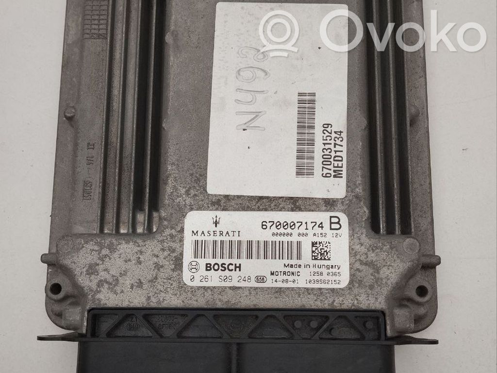 Maserati Ghibli Engine control unit/module 
