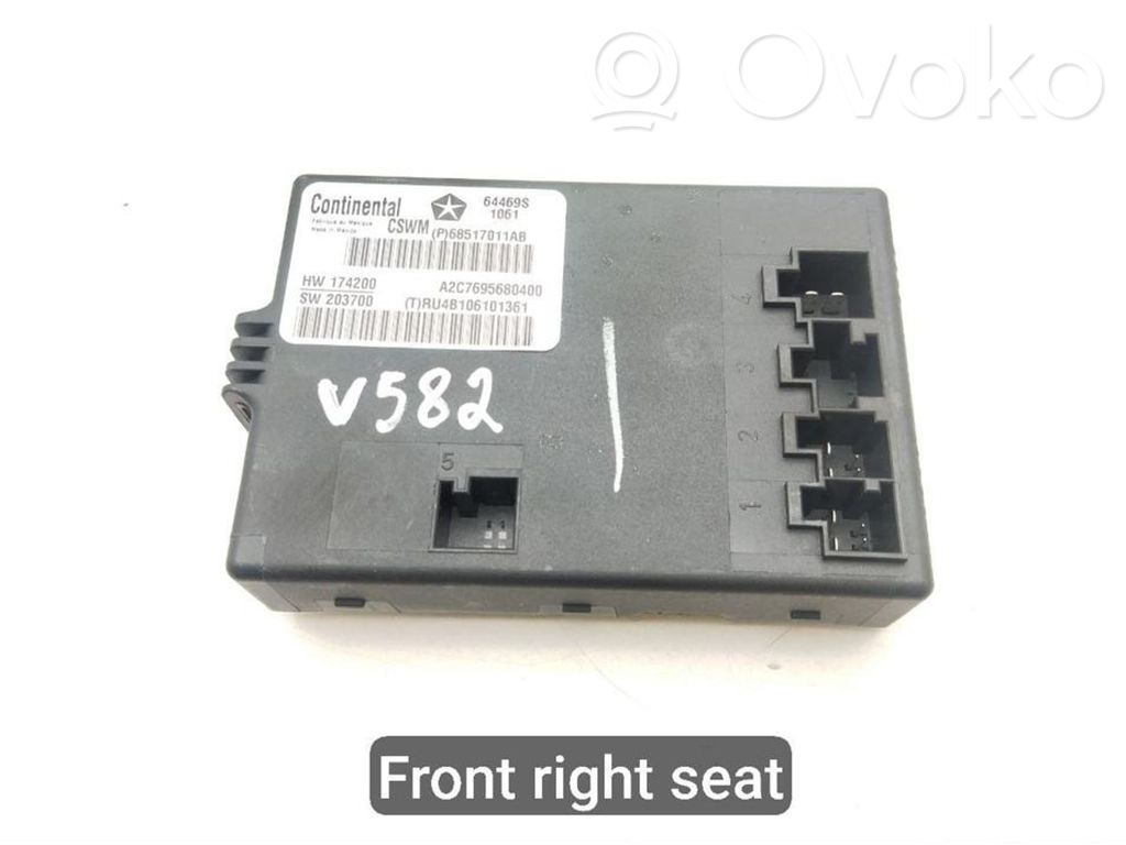 Chrysler Pacifica Module de commande de siège 
