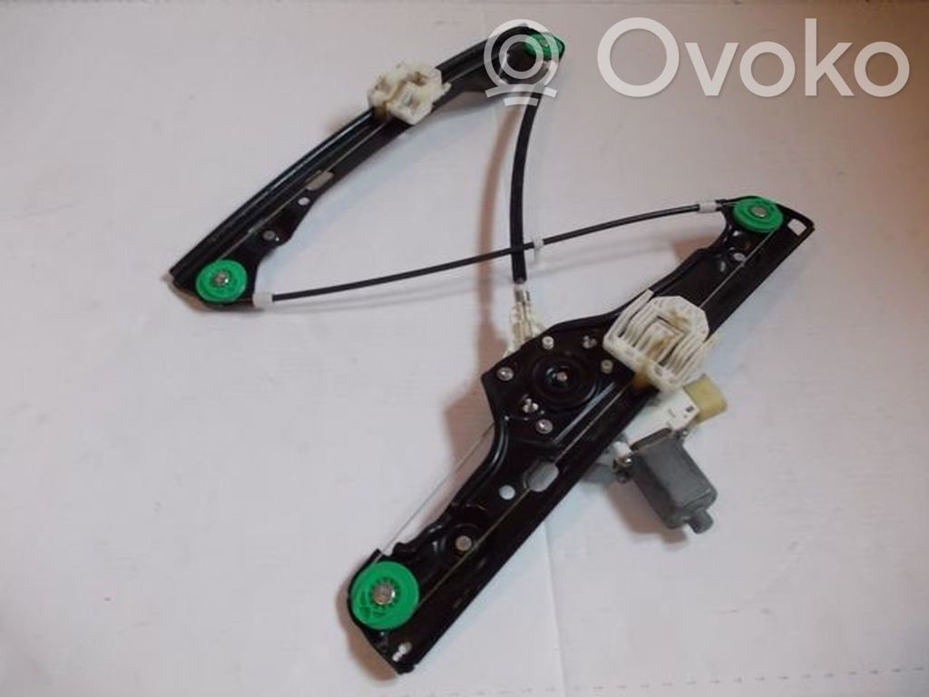 Front door window regulator with motor