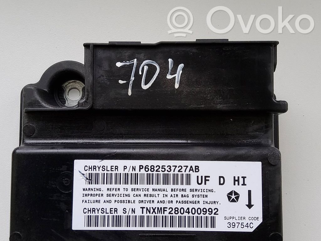 Chrysler 200 Airbag control unit/module 