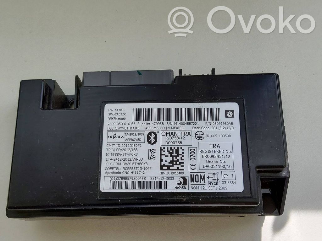 Bluetooth control unit module   M14004887221,05091960AB