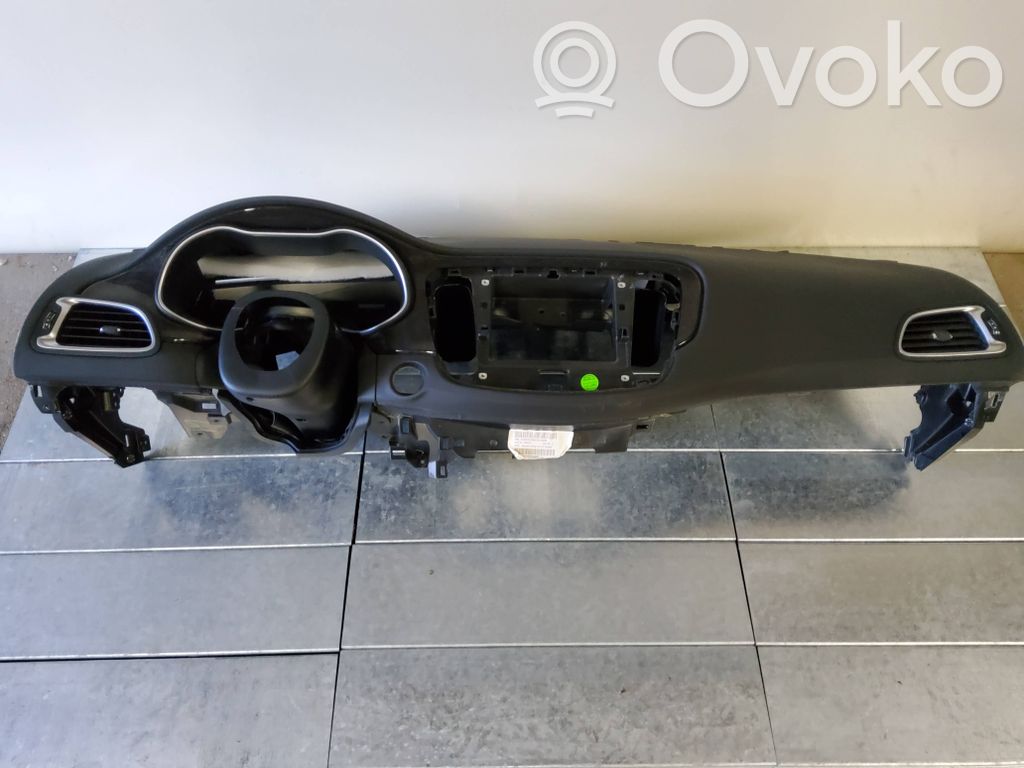 Airbag set with panel