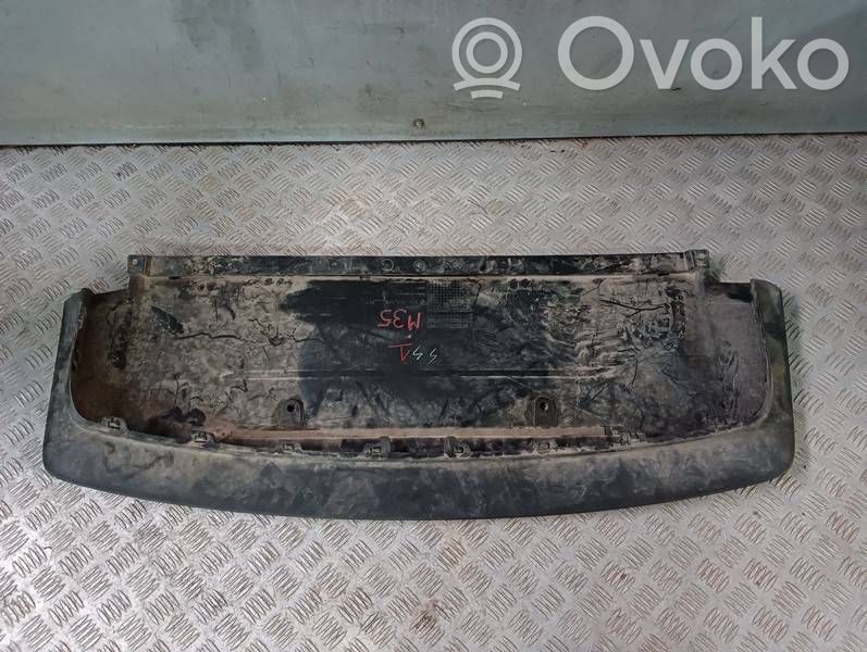 Porsche Taycan 9J1 Moldura embellecedora de la barra del amortiguador trasero 