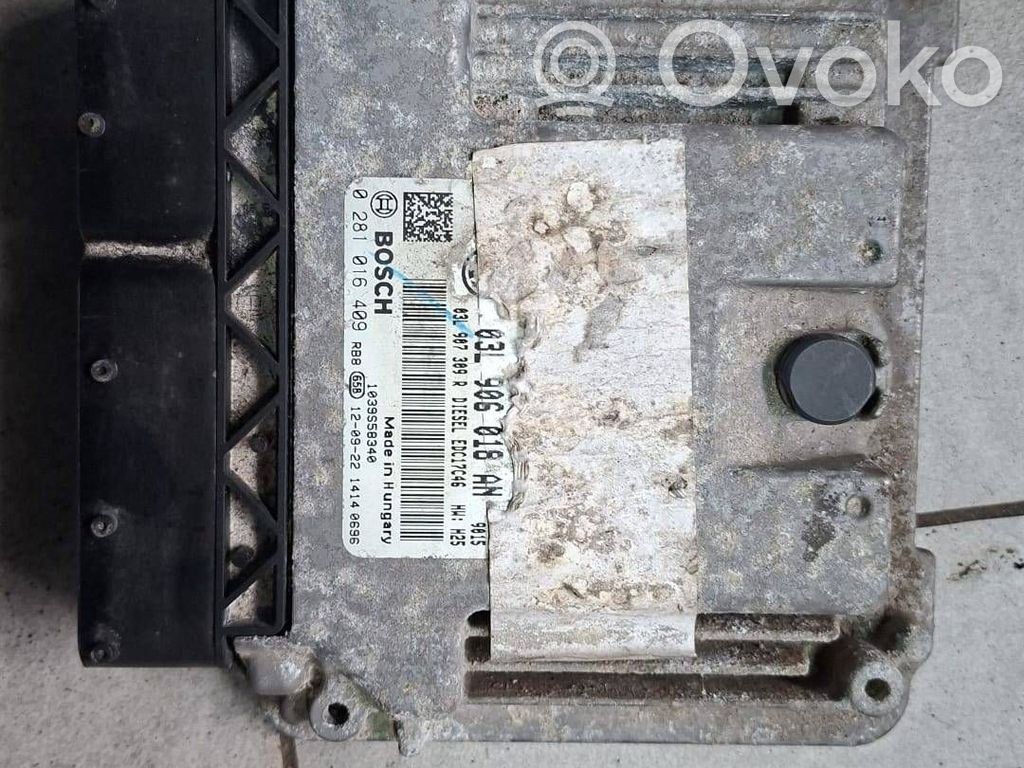 Engine control unit/module   03L906018AN,0281016409,03L907309R