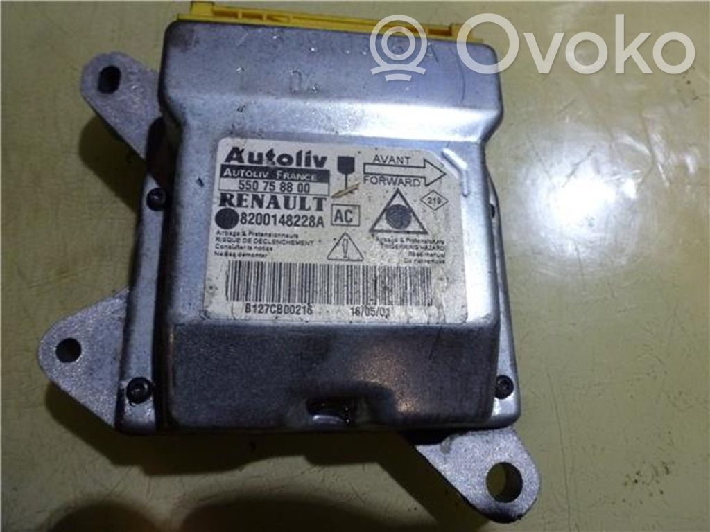 Sterownik / Moduł Airbag   550758800,8200148229A