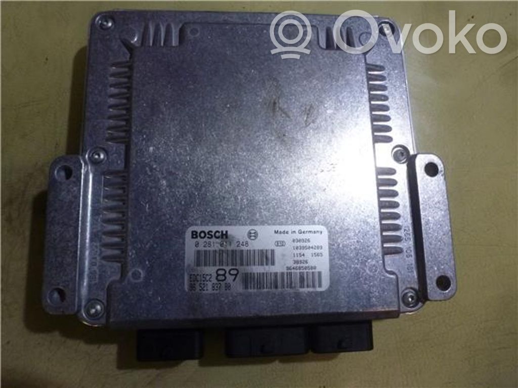 Peugeot 307 Engine control unit/module ECU 