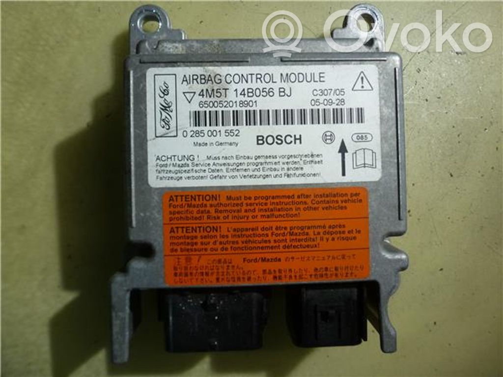 Airbag control unit/module   4M5T14B056BJ,285001552