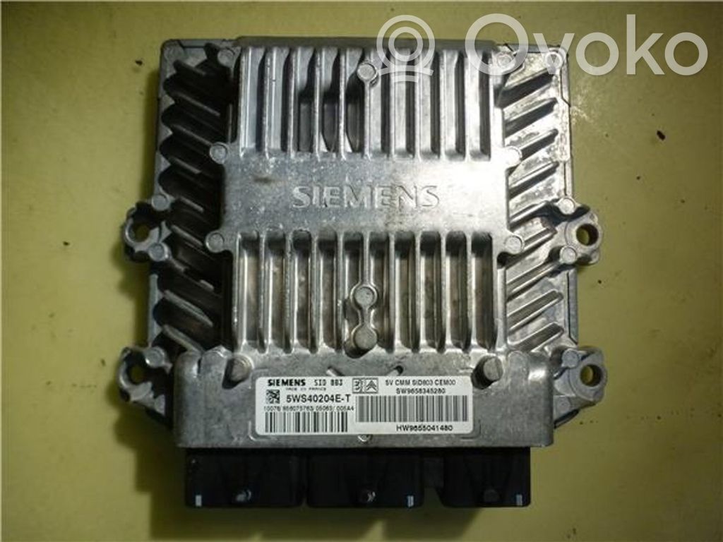 Peugeot 407 Engine control unit/module ECU 