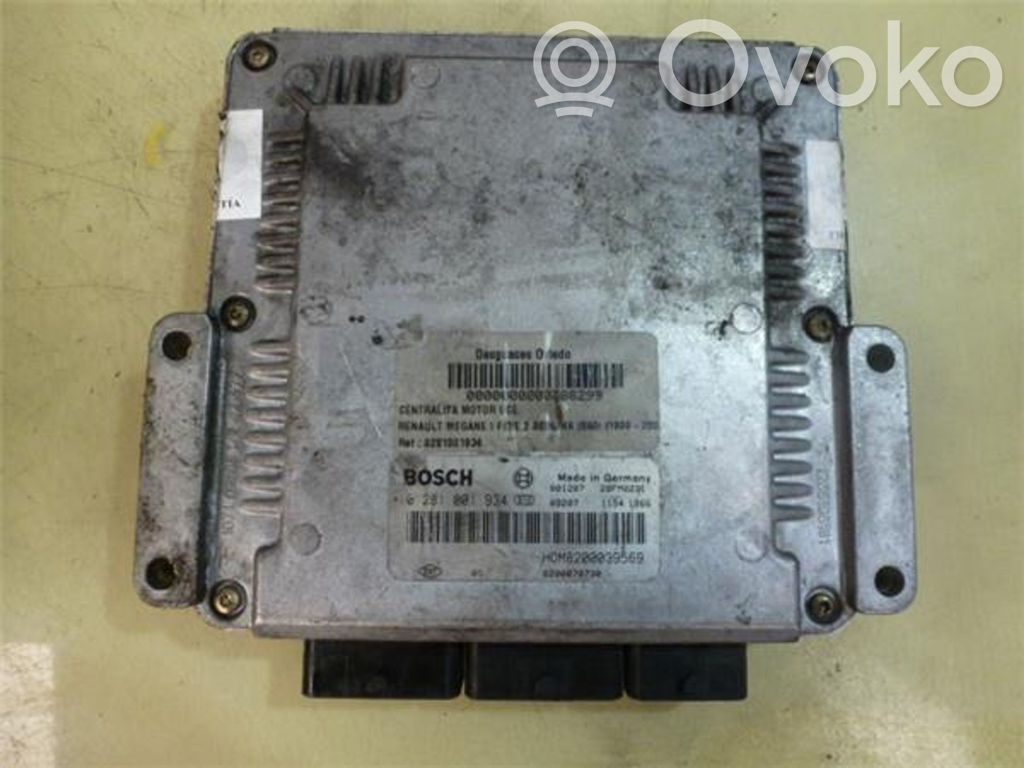 Renault Megane II Unitate control motor/modul ECU 