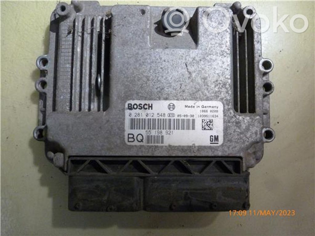 Opel Astra H Engine control unit/module ECU 