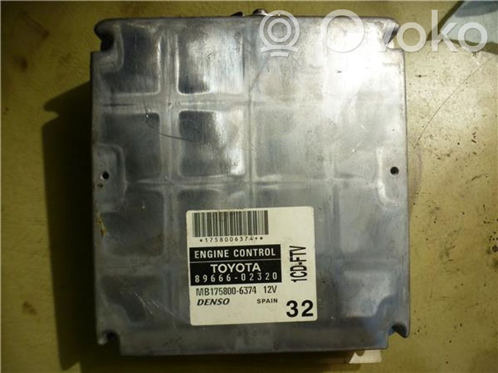 Engine control unit/module ECU   8966602320,MB17580063741CDFTV