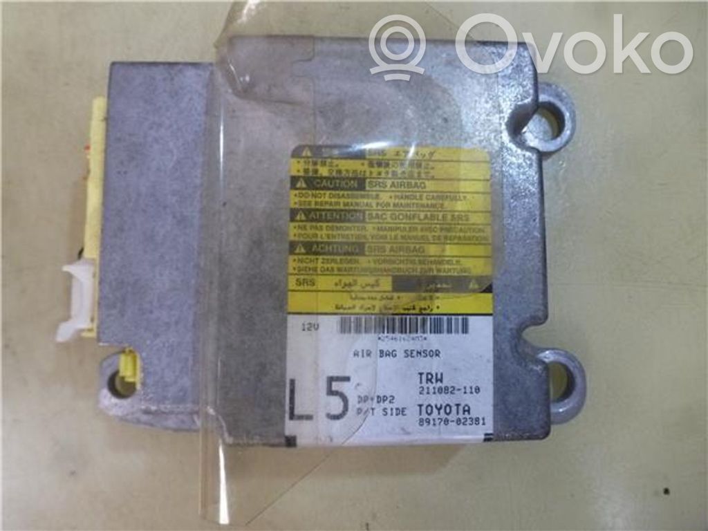 Toyota Corolla E120 E130 Airbag control unit/module 