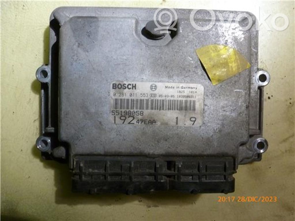 Fiat Stilo Engine control unit/module ECU 