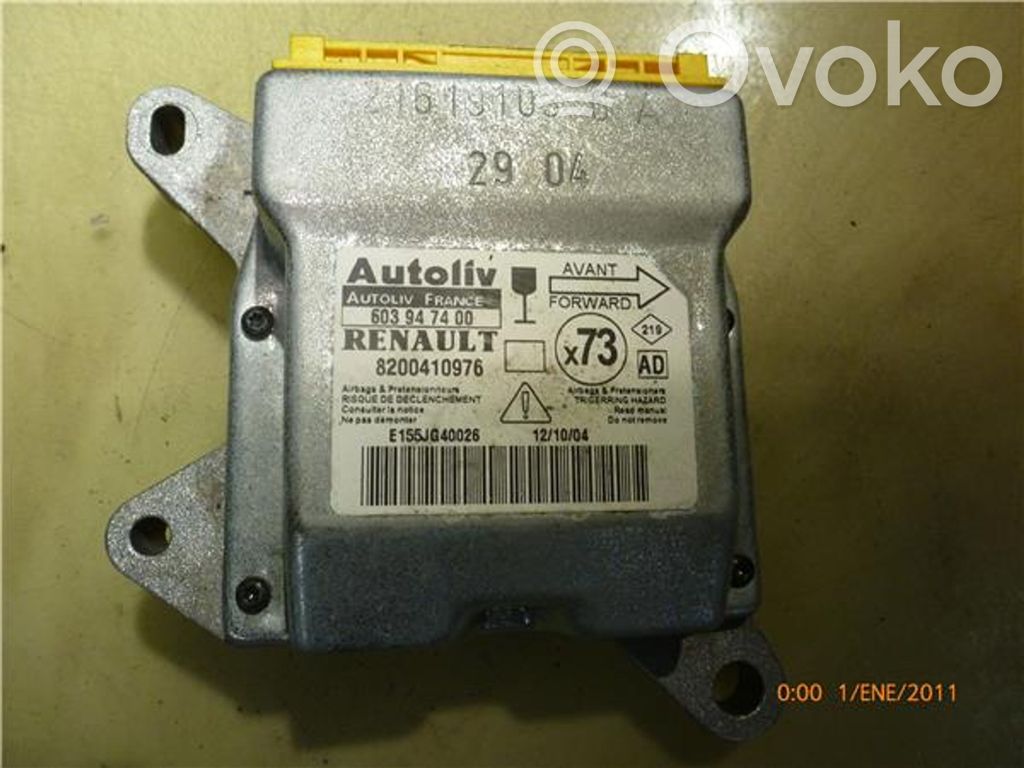 Renault Vel Satis Airbag control unit/module 