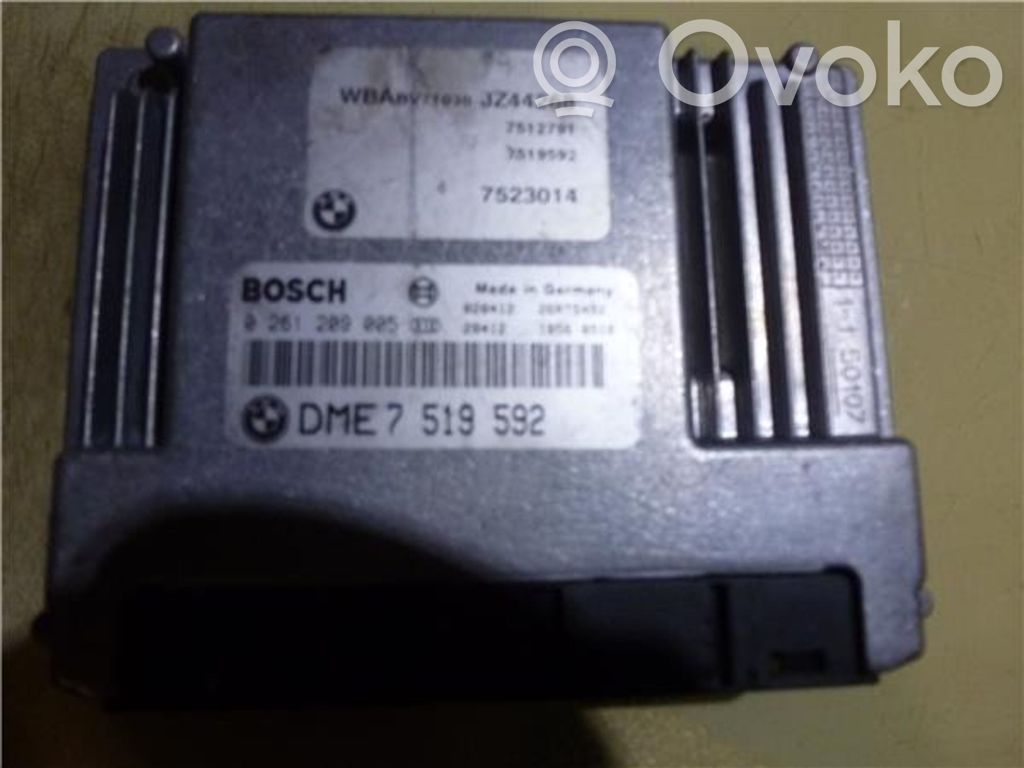 BMW 3 E46 Unidad de control/módulo ECU del motor 