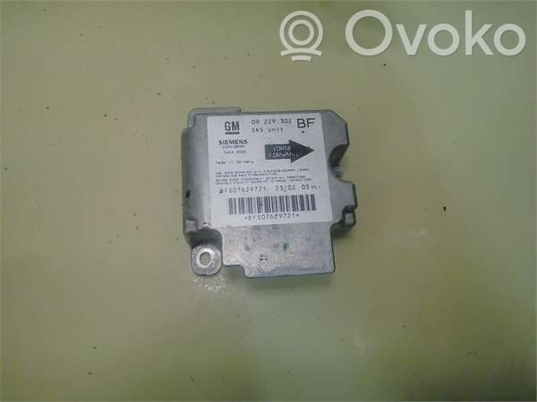 Opel Astra G Airbag control unit/module 