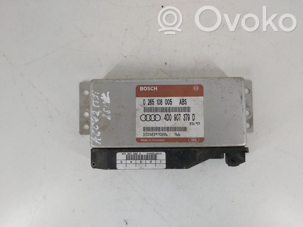 ABS control unit/module   0265108005,4D0907379D