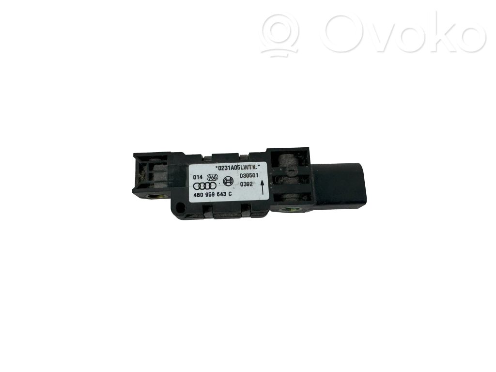 Audi A6 S6 C5 4B Airbag deployment crash/impact sensor 