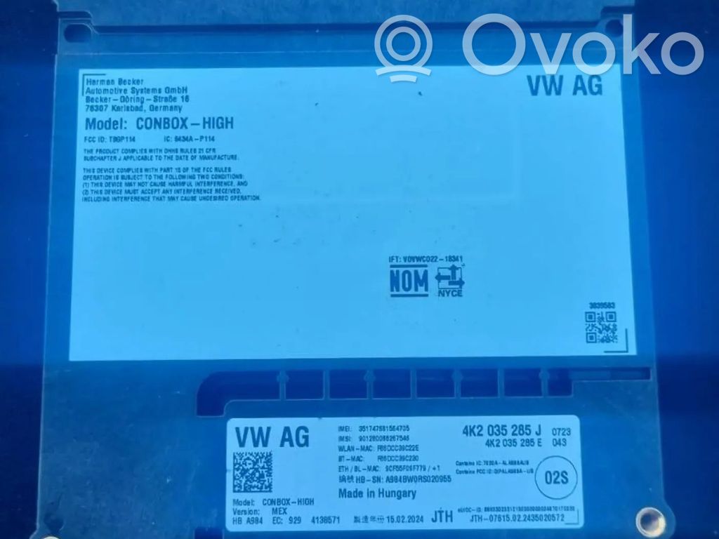 Audi e-tron Sonstige Steuergeräte / Module 