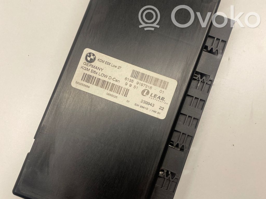 BMW 5 E60 E61 Modul control gateway 