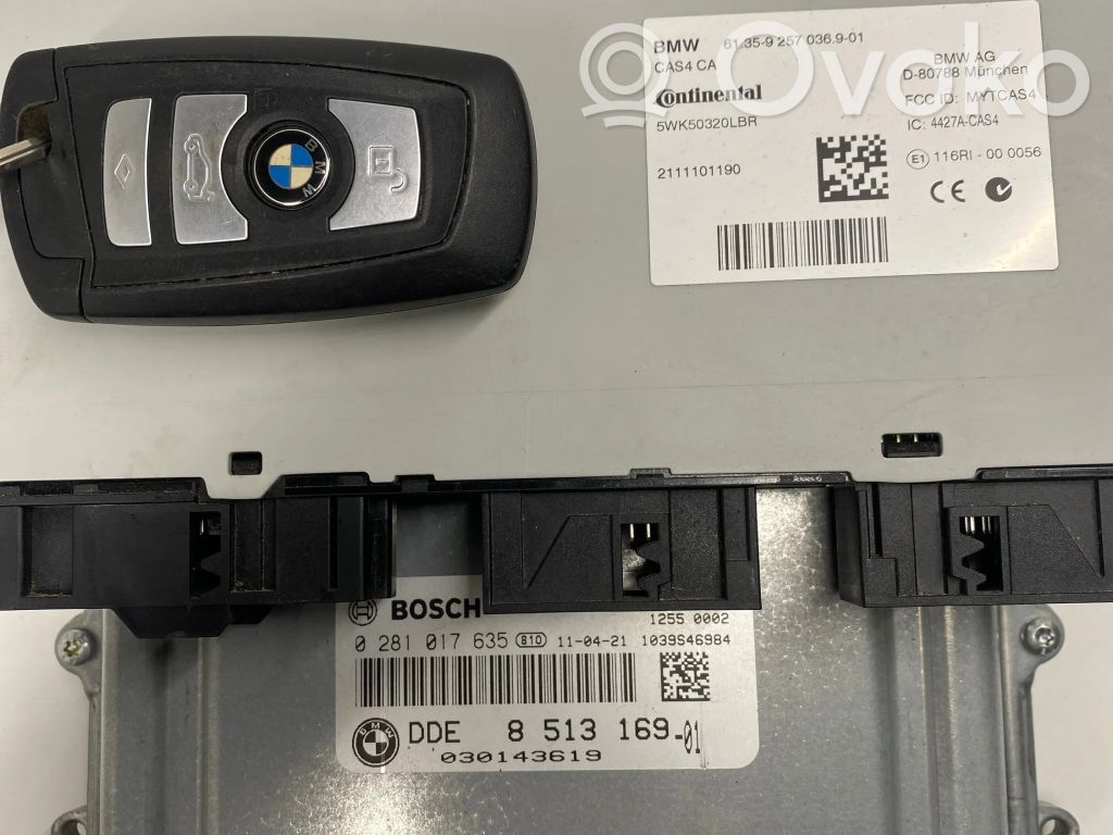 BMW 5 F10 F11 Engine ECU kit and lock set 