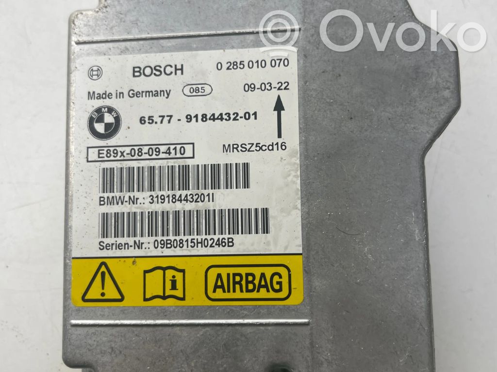 Airbagsteuergerät   9184432,0285010070,MRSZ5C016,319184432011