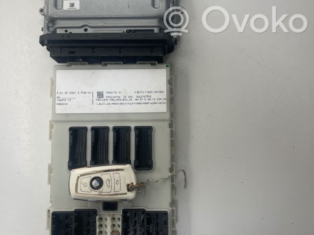 BMW 3 F30 F35 F31 Engine ECU kit and lock set 