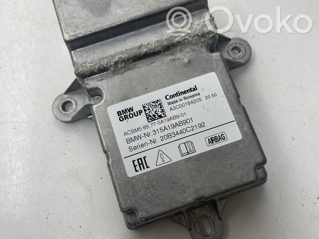 BMW 3 G20 G21 Sterownik / Moduł Airbag 