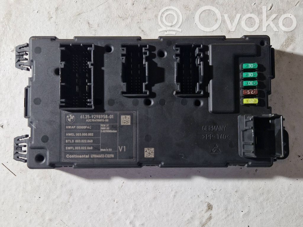 BMW 3 F30 F35 F31 Comfort/convenience module 