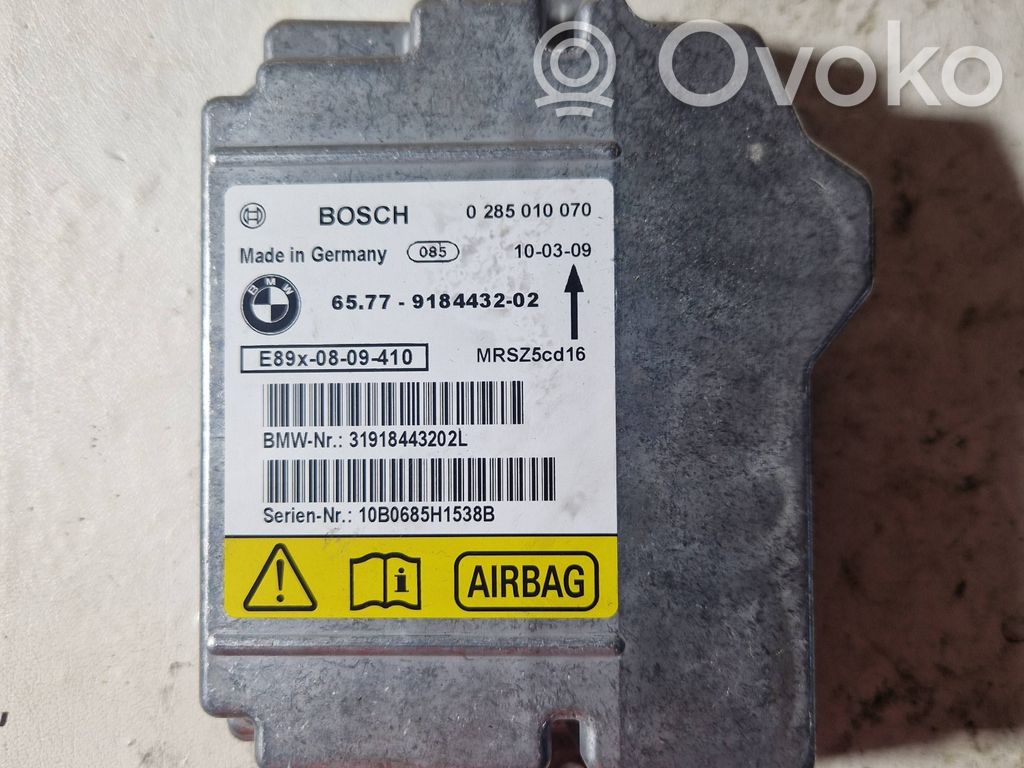 BMW 3 E90 E91 Unidad de control/módulo del Airbag 