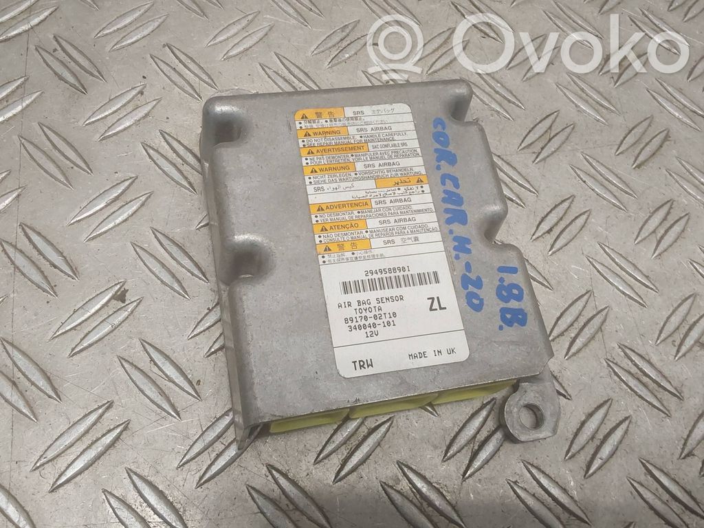 Toyota Corolla E210 E21 Airbag control unit/module 