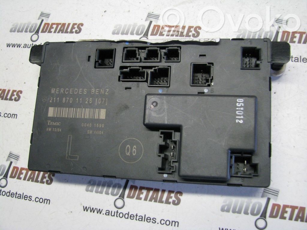 Mercedes-Benz E W211 Door control unit/module 
