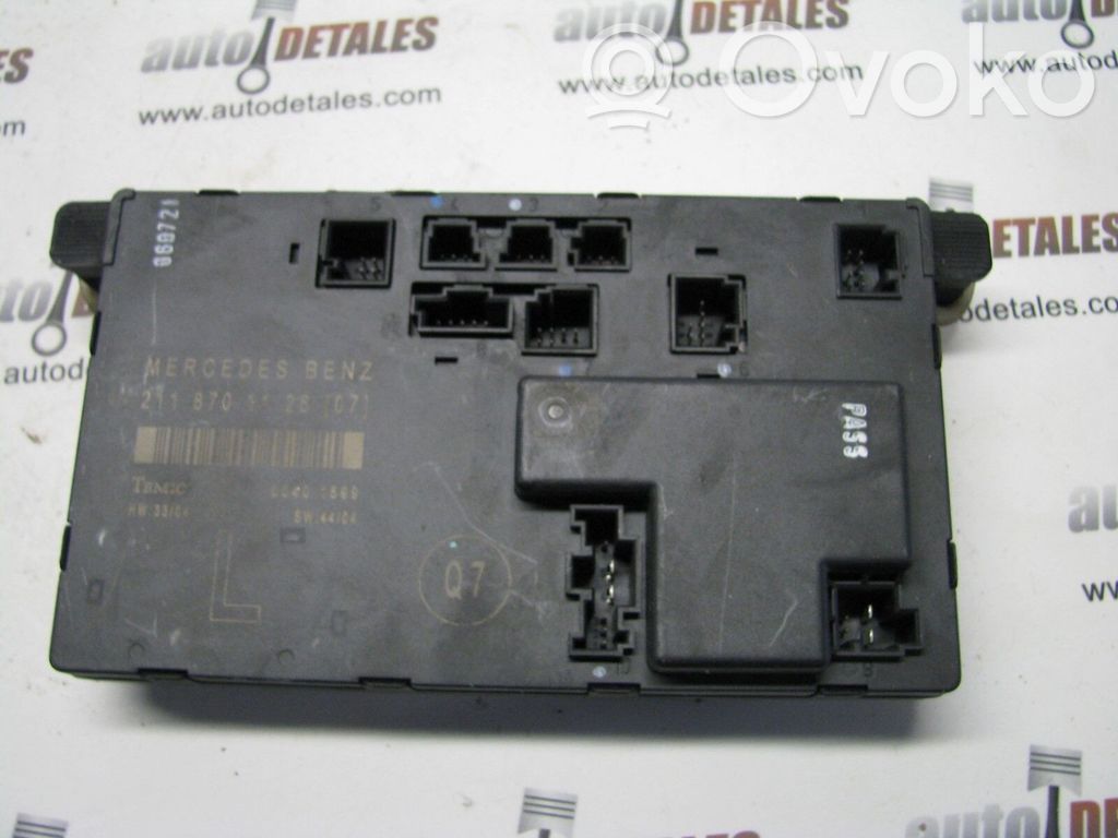 Mercedes-Benz E W211 Door control unit/module 