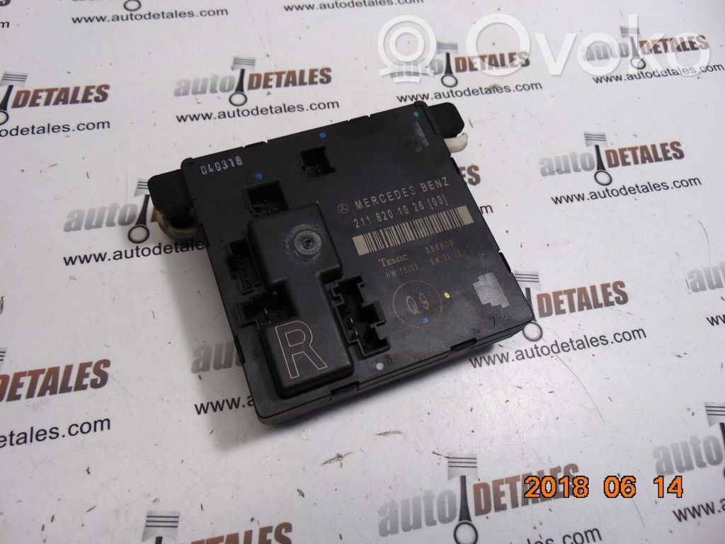 Mercedes-Benz E W211 Unidad de control/módulo de la puerta 