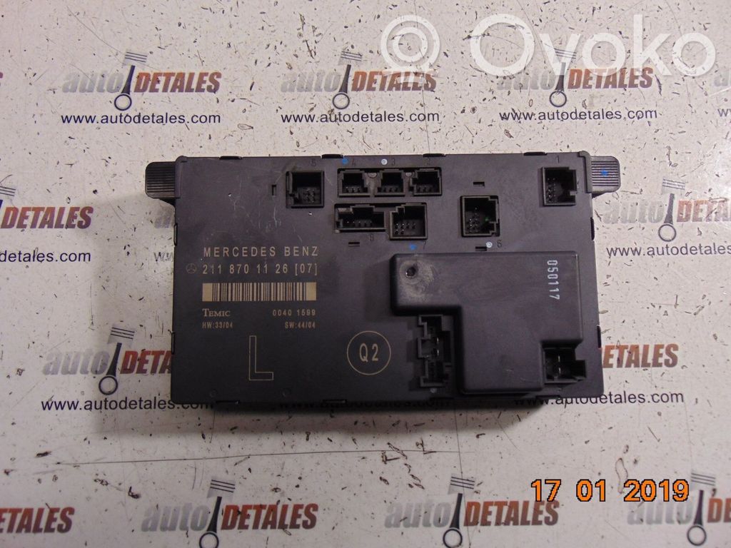 Mercedes-Benz E W211 Door control unit/module 
