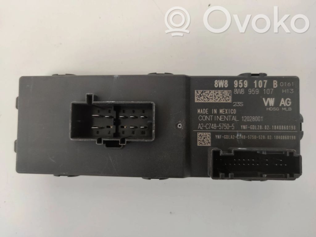 Unité de commande / module de hayon   8W8959107B,8W8959107,C74857505,12028001