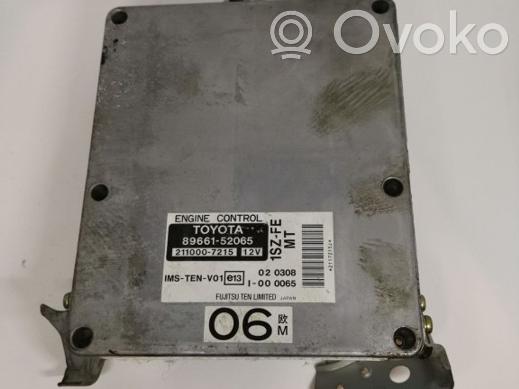 Toyota Yaris Engine control unit/module 