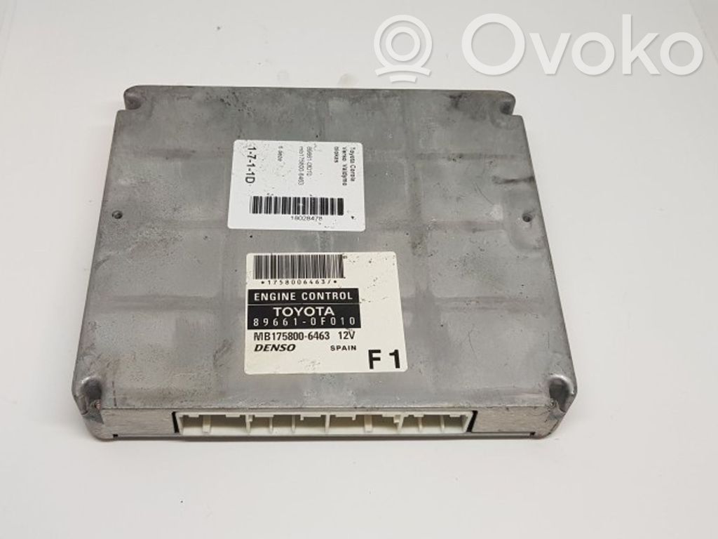 Toyota Corolla Verso AR10 Engine control unit/module 